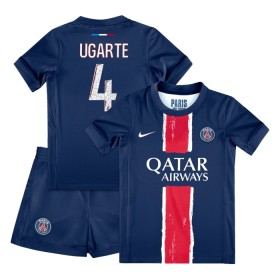 Paris Saint-Germain Manuel Ugarte 4 Domácí 2024-25 - Dětské Fotbalové Dresy (S/S)